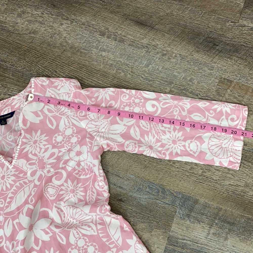 346 brooks brothers Small Pink & Wht Tunic - Picture 8 of 11